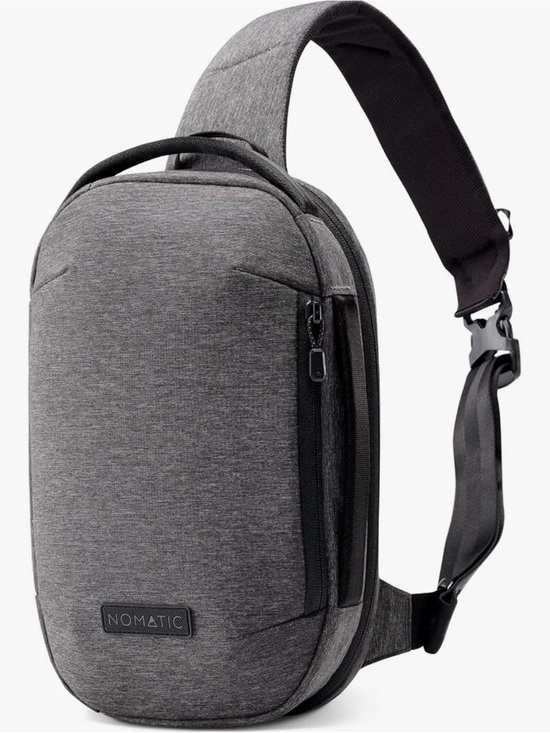 Other - Gray Sling Bag for Men - Compact Crossbody